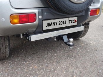 Фаркоп (тягово-сцепное устройство) TCC (надпись Jimny) Suzuki Jimny  JB23/JB43 (2012-2018) 2-ой рестайлинг (Оцинкованный, шар E - оцинкованный)