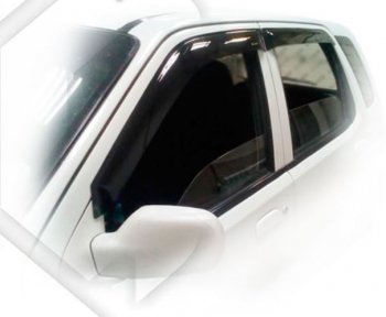 Дефлектора окон CA-Plastic Suzuki Swift  HT51S (2000-2003) дорестайлинг, хэтчбэк 5 дв. (Classic полупрозрачный)