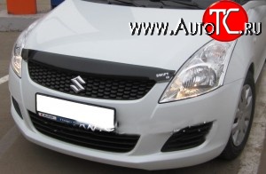 959 р. Дефлектор капота NovLine Suzuki Swift ZC72S дорестайлинг, хэтчбэк 5 дв. (2010-2013)  с доставкой в г. Керчь