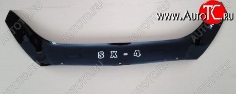 999 р. Дефлектор капота Russtal Suzuki SX4 JYB, JYA хэтчбэк дорестайлинг (2013-2016)  с доставкой в г. Керчь