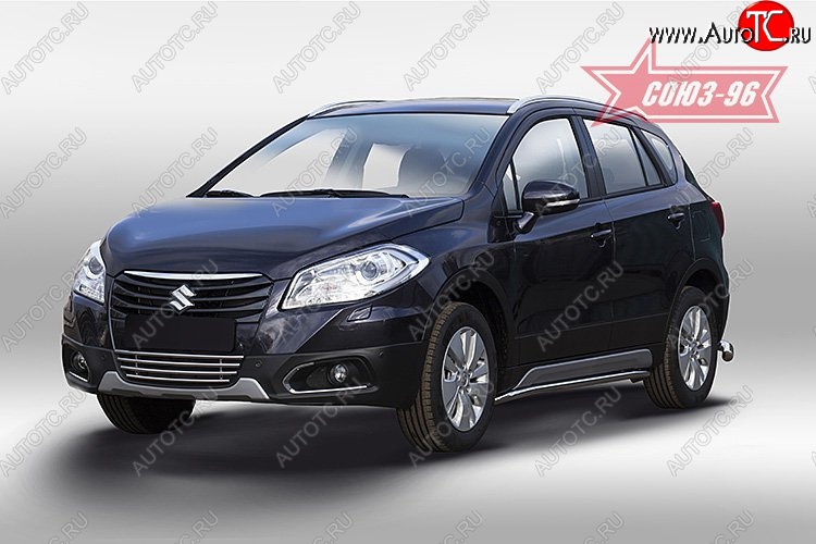 5 579 р. Декоративный элемент воздухозаборника Souz-96 (d10) Suzuki SX4 JYB, JYA хэтчбэк дорестайлинг (2013-2016)  с доставкой в г. Керчь