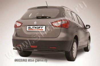 Защита задняя Slitkoff Suzuki SX4  JYB, JYA (2013-2016) хэтчбэк дорестайлинг