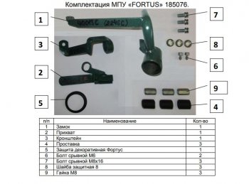 11 749 р. Замок КПП FORTUS АТ Suzuki SX4 JAB, JYA хэтчбэк рестайлинг (2016-2021)  с доставкой в г. Керчь. Увеличить фотографию 3