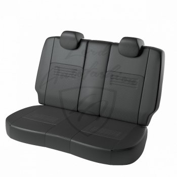 9 449 р. Чехлы для сидений Lord Autofashion Турин (экокожа) Suzuki SX4 JYB, JYA хэтчбэк дорестайлинг (2013-2016) (Черный, вставка черная)  с доставкой в г. Керчь. Увеличить фотографию 2