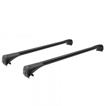 Багажник в сборе на низкие рейлинги LUX BRIDGE Suzuki SX4 ( JYB, JYA,  JAB, JYA) - Vitara  LY (черный)