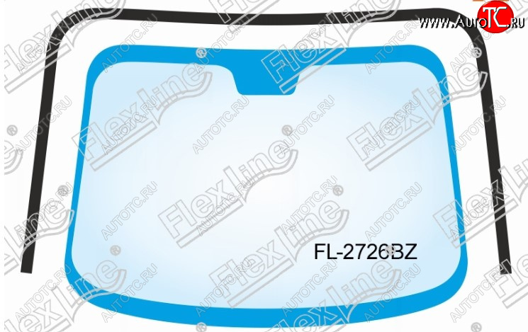1 759 р. Молдинг лобового стекла FlexLine Suzuki SX4 GYA,GYB  рестайлинг, хэтчбэк (2010-2016)  с доставкой в г. Керчь