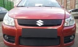 1 469 р. Сетка на бампер (хетчбек) Russtal (черная) Suzuki SX4 GYA,GYB  рестайлинг, хэтчбэк (2010-2016)  с доставкой в г. Керчь. Увеличить фотографию 3