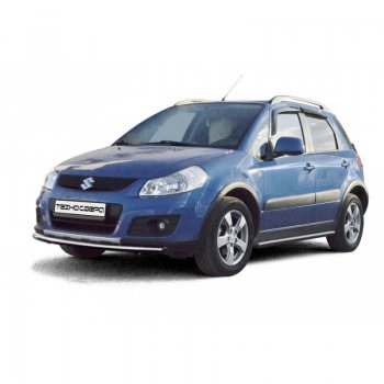 Защита переднего бампера ТехноСфера (Техно Сфера) (нержавейка, d63.5 mm) Suzuki SX4  GYA,GYB (2010-2016)  рестайлинг, хэтчбэк