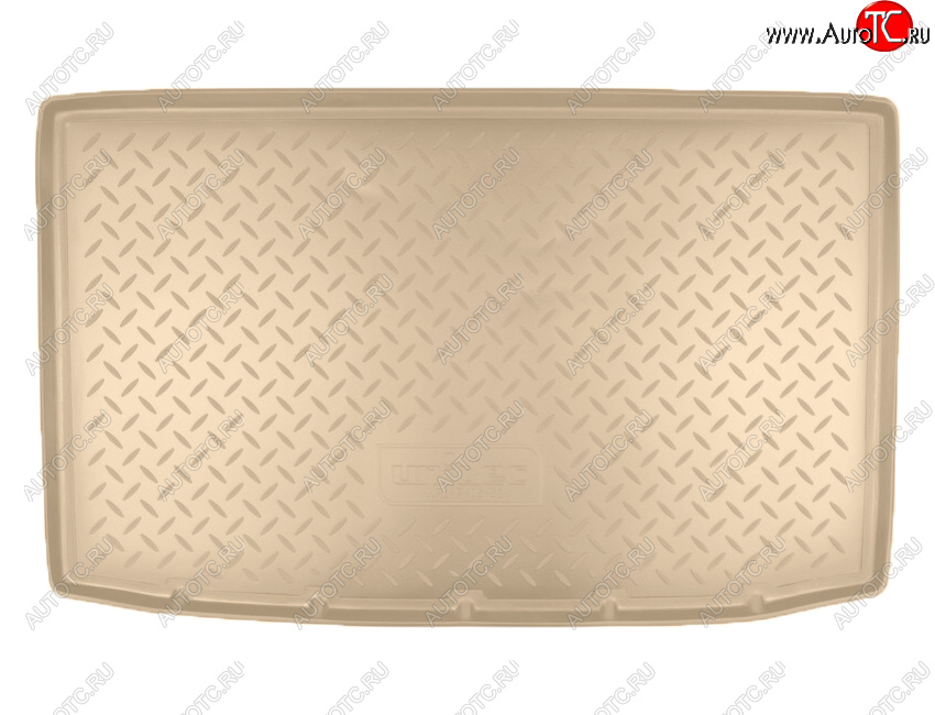 1 659 р. Коврик багажника Norplast Unidec  Suzuki SX4  GYA,GYB (2010-2016)  рестайлинг, хэтчбэк (Цвет: бежевый)  с доставкой в г. Керчь