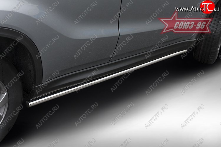 12 149 р. Защита порогов Souz-96 (d42) Suzuki Vitara LY дорестайлинг (2015-2019)  с доставкой в г. Керчь