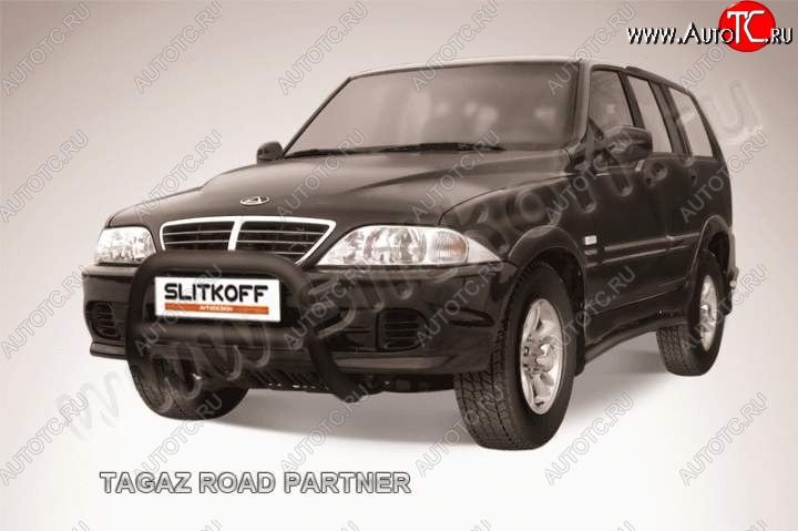 23 599 р. Кенгурятник d76 низкий  ТАГАЗ Road Partner (2009-2011) (Цвет: серебристый)  с доставкой в г. Керчь