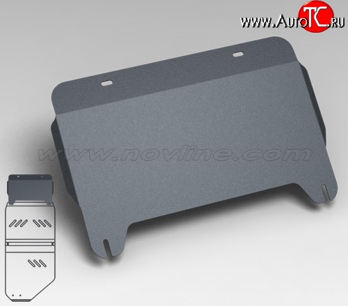 3 699 р. Защита картера двигателя Novline (2.3/3.2, МКПП/АКПП, 3 мм) ТАГАЗ Road Partner (2009-2011)  с доставкой в г. Керчь