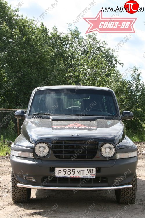 9 449 р. Защита переднего бампера Souz-96 (d42) ТАГАЗ Tager 5d (2008-2012)  с доставкой в г. Керчь