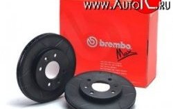 6 199 р. Передний тормозной диск Brembo Max 14 с вентиляцией и проточками Лада Калина 1119 хэтчбек (2004-2013)  с доставкой в г. Керчь. Увеличить фотографию 2