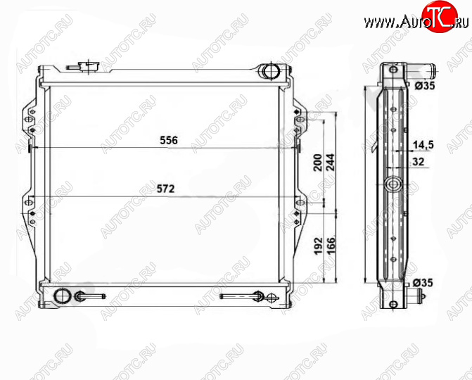 27 649 р. Радиатор NRF (V6 3.0) Toyota Hilux Surf N120,N130 5 дв. дорестайлинг (1989-1991)  с доставкой в г. Керчь