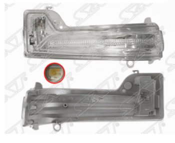 Левый указатель поворота в зеркало SAT Toyota Hilux Revo (2015-2018) Double Cab дорестайлинг