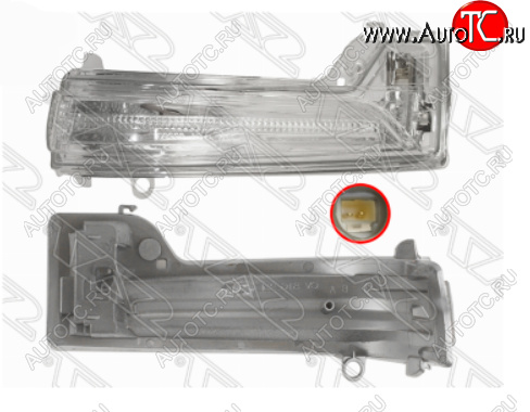 1 039 р. Правый указатель поворота в зеркало SAT  Toyota Hilux Revo (2015-2018) Double Cab дорестайлинг  с доставкой в г. Керчь