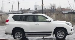 4 699 р. Молдинги RA Toyota Land Cruiser Prado J150 1-ый рестайлинг (2013-2017) (Поверхность глянец (под окраску), Неокрашенные)  с доставкой в г. Керчь. Увеличить фотографию 2