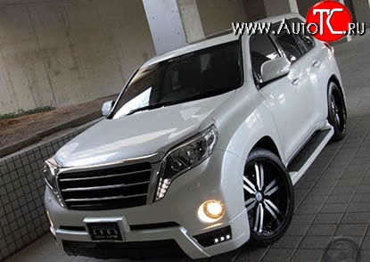 14 949 р. Решётка радиатора ZEUS Exclusive Toyota Land Cruiser Prado J150 1-ый рестайлинг (2013-2017) (Неокрашенная)  с доставкой в г. Керчь