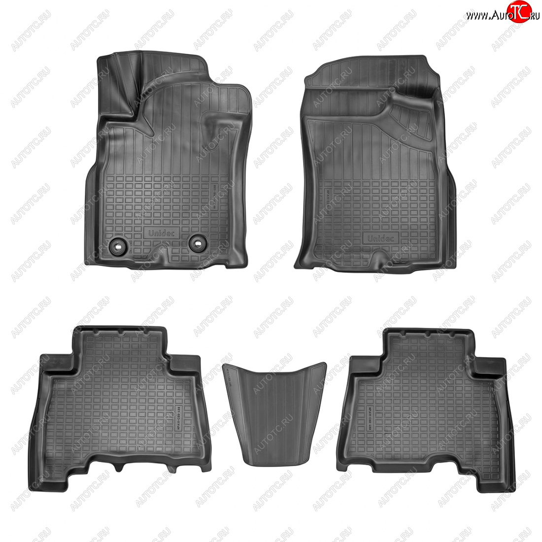 3 199 р. Коврики салона Norplast Unidec  Toyota Land Cruiser Prado  J150 (2013-2020) 1-ый рестайлинг, 2-ой рестайлинг (черные)  с доставкой в г. Керчь