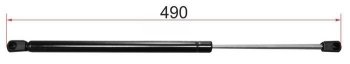 Газовый упор крышки багажника SAT Toyota Allex  E12# (2004-2006) 2-ой рестайлинг