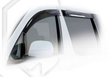 2 299 р. Дефлектора окон CA-Plastiс Toyota Alphard H10 дорестайлинг (2002-2005) (серия Classic полупрозрачный, Без хром.молдинга)  с доставкой в г. Керчь. Увеличить фотографию 2