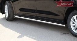 14 669 р. Защита порогов Souz-96 (d60) Toyota Alphard H20 дорестайлинг (2008-2011)  с доставкой в г. Керчь. Увеличить фотографию 2
