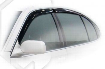 Дефлектора окон CA-Plastiс Toyota Aristo S160 дорестайлинг (1997-2001) (Classic полупрозрачный, Без хром.молдинга)