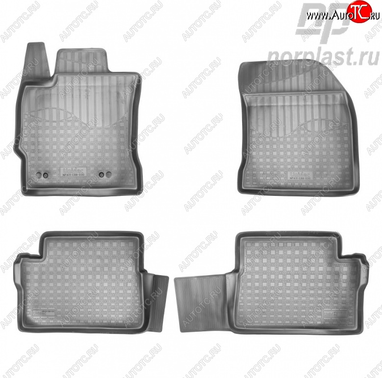 2 359 р. Комплект ковриков в салон Norplast Toyota Auris E180 хэтчбэк 5 дв. дорестайлинг (2012-2016)  с доставкой в г. Керчь