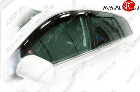 1 999 р. Дефлектора окон CA-Plastic  Toyota Avensis  T250 универсал (2003-2006) дорестайлинг (Classic полупрозрачный, Без хром.молдинга, Крепление только на скотч)  с доставкой в г. Керчь