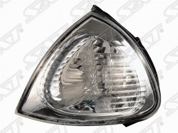 Левый указатель поворота передний SAT (хром) Toyota Avensis  T220 седан (1997-2001) дорестайлинг