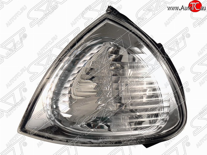 929 р. Левый указатель поворота передний SAT (хром)  Toyota Avensis  T220 седан (1997-2001) дорестайлинг  с доставкой в г. Керчь