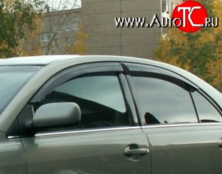 999 р. Комплект дефлекторов окон (ветровиков) 4 шт. (седан) Russtal Toyota Avensis T250 универсал дорестайлинг (2003-2006)  с доставкой в г. Керчь