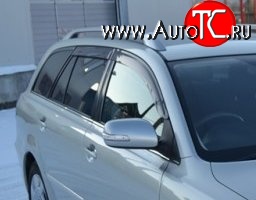 999 р. Комплект дефлекторов окон (ветровиков) 4 шт. (универсал) Russtal Toyota Avensis T250 универсал дорестайлинг (2003-2006)  с доставкой в г. Керчь