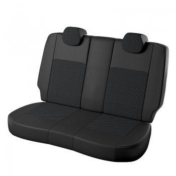 7 199 р. Чехлы для сидений Lord Autofashion Турин (экокожа, жаккард) Toyota Avensis T250 седан дорестайлинг (2003-2006) (Чёрный, вставка жаккард Вега)  с доставкой в г. Керчь. Увеличить фотографию 2