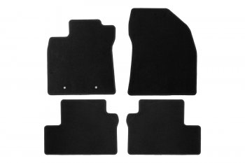 Текстильные коврики салона Klever Econom Toyota Avensis ( T270 седан,  T270 универсал) (2008-2011) дорестайлинг (Черные)