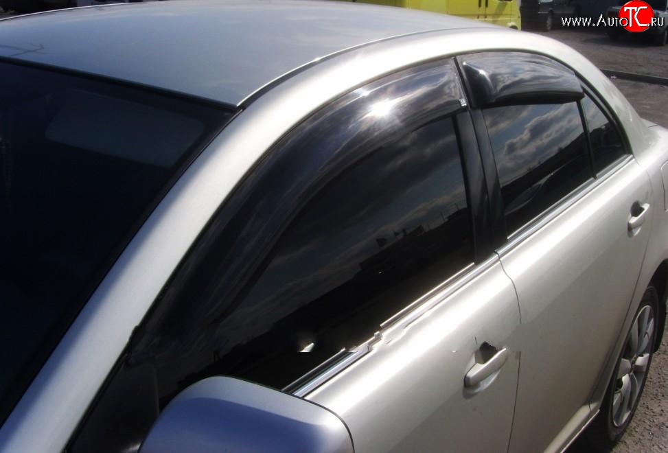 4 199 р. Дефлекторы окон (ветровики) Novline 4 шт Toyota Avensis T250 универсал дорестайлинг (2003-2006)  с доставкой в г. Керчь