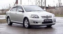 399 р. Реснички на фары RA Toyota Avensis T250 седан дорестайлинг (2003-2006) (Неокрашенные)  с доставкой в г. Керчь. Увеличить фотографию 5