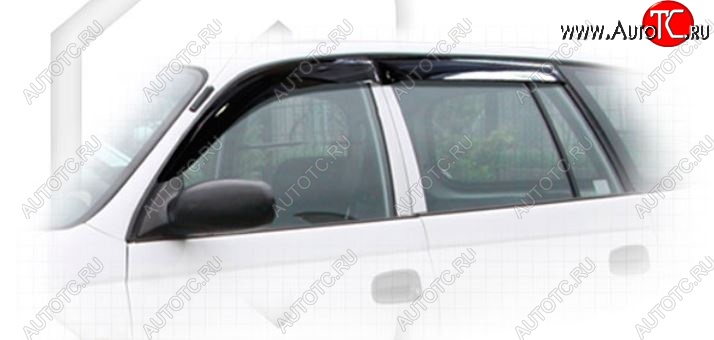 1 999 р. Дефлектора окон CA-Plastiс  Toyota Caldina  T190 (1992-1997) дорестайлинг универсал, рестайлинг универсал (Classic полупрозрачный, Без хром.молдинга)  с доставкой в г. Керчь