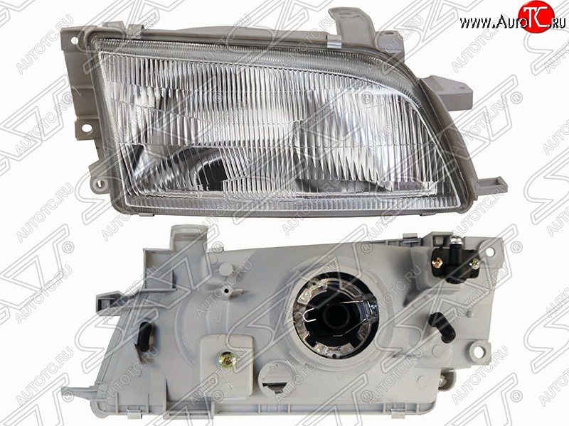 2 759 р. Левая фара передняя SAT (хрусталь)  Toyota Caldina  T190 - Carina  T190  с доставкой в г. Керчь