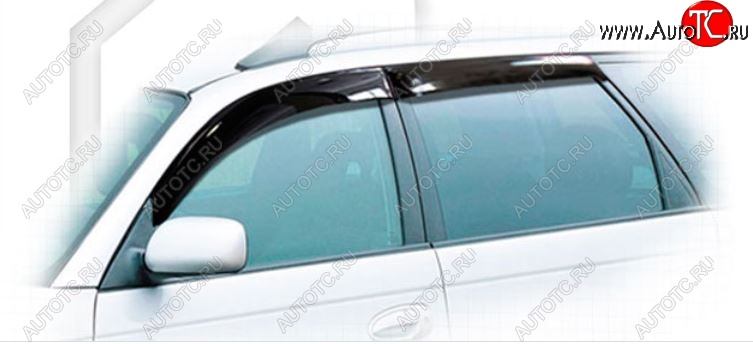 1 899 р. Дефлектора окон CA-Plastic  Toyota Caldina  T210 (2000-2002) рестайлинг универсал (Classic полупрозрачный, Без хром.молдинга)  с доставкой в г. Керчь