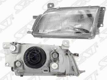 Левая фара передняя SAT (вертикальное крепление) Toyota Caldina  T210 (1997-1999) дорестайлинг универсал