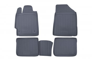 Комплект ковриков салона Element (полиуретан) Toyota Camry XV40 рестайлинг (2009-2011) (Серые)