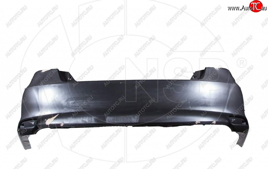 7 599 р. Задний бампер NSP Toyota Camry XV55 2-ой рестайлинг (2017-2018) (Неокрашенный)  с доставкой в г. Керчь