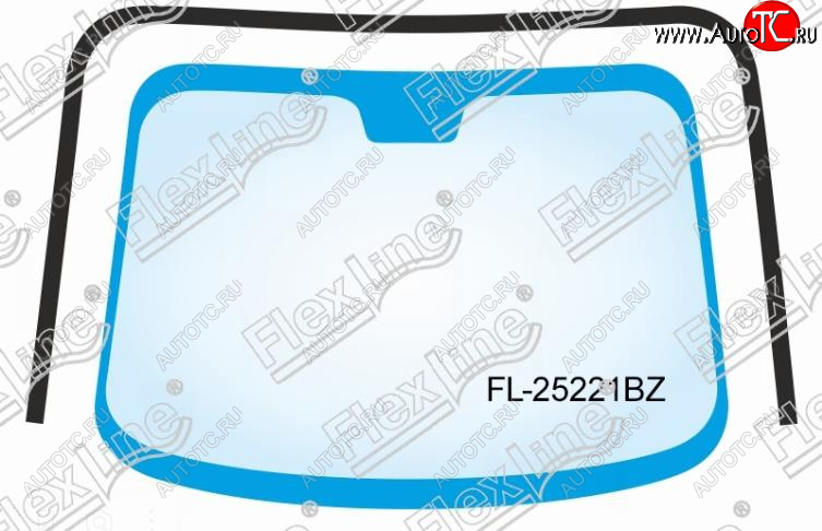 1 769 р. Молдинг лобового стекла FlexLine  Toyota Camry ( XV50,  XV55) (2011-2018) дорестайлинг, 1-ый рестайлинг, 2-ой рестайлинг  с доставкой в г. Керчь