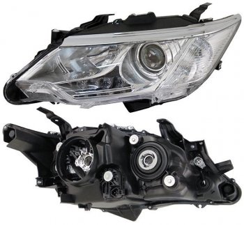Левая фара SAT (под ксенон, ДХО, с электрокорректором) Toyota Camry  XV55 (2014-2017) 1-ый рестайлинг