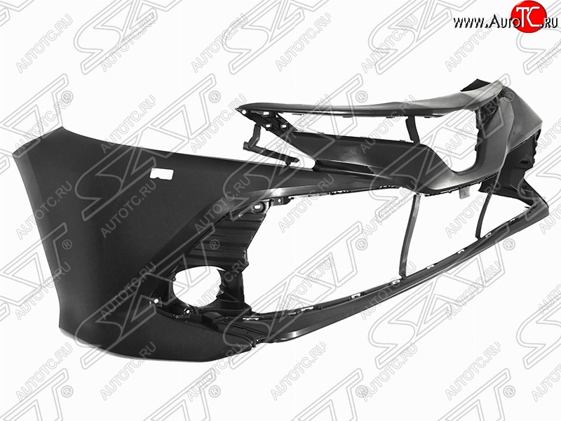 4 299 р. Передний бампер (под омыватели) SAT  Toyota Camry  XV70 (2017-2021) дорестайлинг (Неокрашенный)  с доставкой в г. Керчь