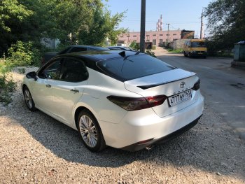 3 399 р. Лип спойлер АВТОКРАТ  Toyota Camry  XV70 (2017-2021) дорестайлинг (Неокрашенный)  с доставкой в г. Керчь. Увеличить фотографию 4