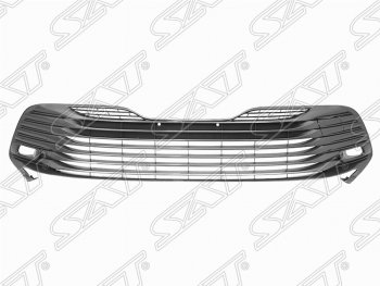 Решётка в передний бампер SAT Toyota Camry XV70 дорестайлинг (2017-2021) (Серая)