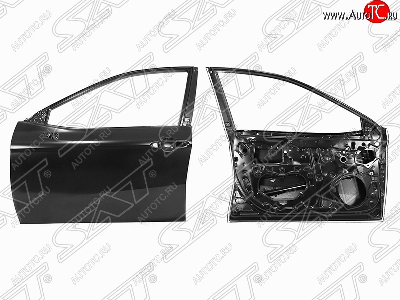 13 999 р. Левая дверь передняя SAT  Toyota Camry  XV70 (2017-2021) дорестайлинг (Неокрашенная)  с доставкой в г. Керчь